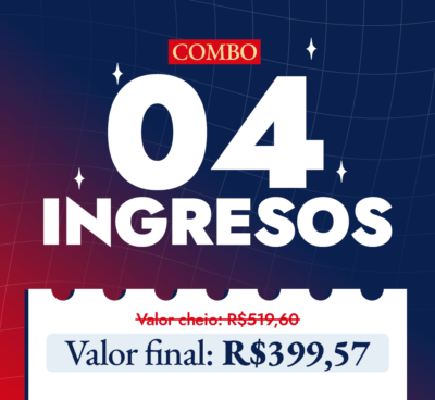 Combo 4 Ingressos CineDorama