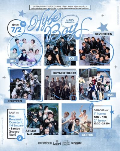 HYBE BOYS: BTS, TXT, Seventeen, Enhypen, Boynextdoor, TWS, &TEAM e Cortis! 💙