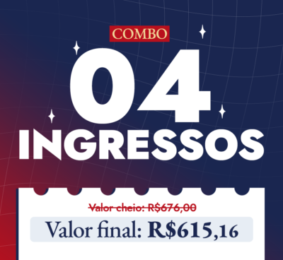 Combo 4 Ingressos CineDorama