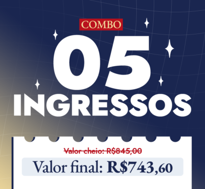 Combo 5 Ingressos CineDorama